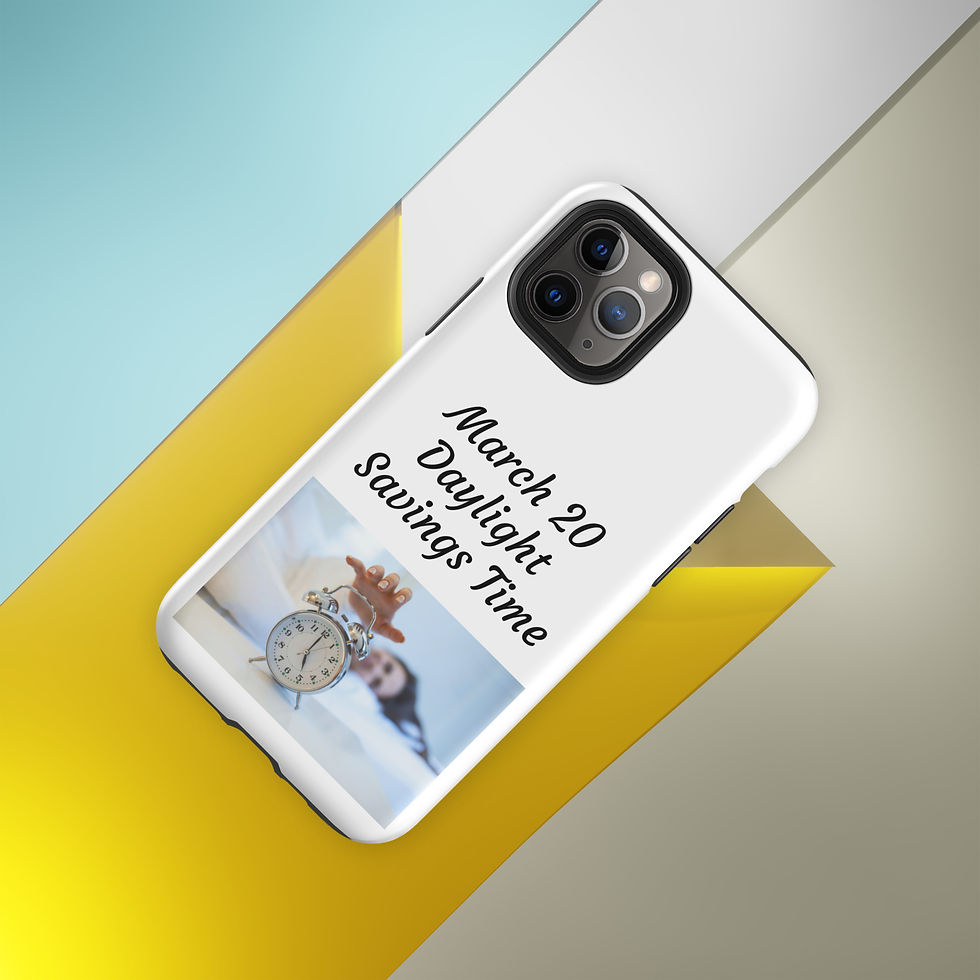 Thumbnail: Tough Case for iPhone® March 20 Daylight Savings Time
