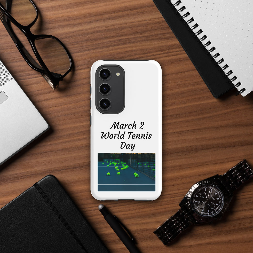 Thumbnail: Tough case for Samsung® March 2 World Tennis Day