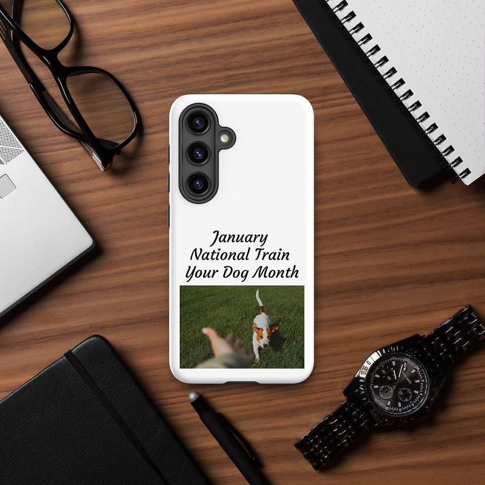 Thumbnail: Tough case for Samsung® January National Train Your Dog Month