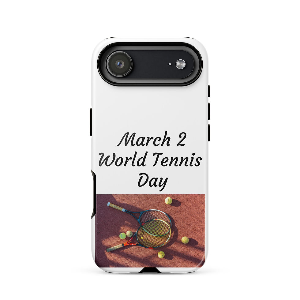 Thumbnail: Tough Case for iPhone® March 2 World Tennis Day