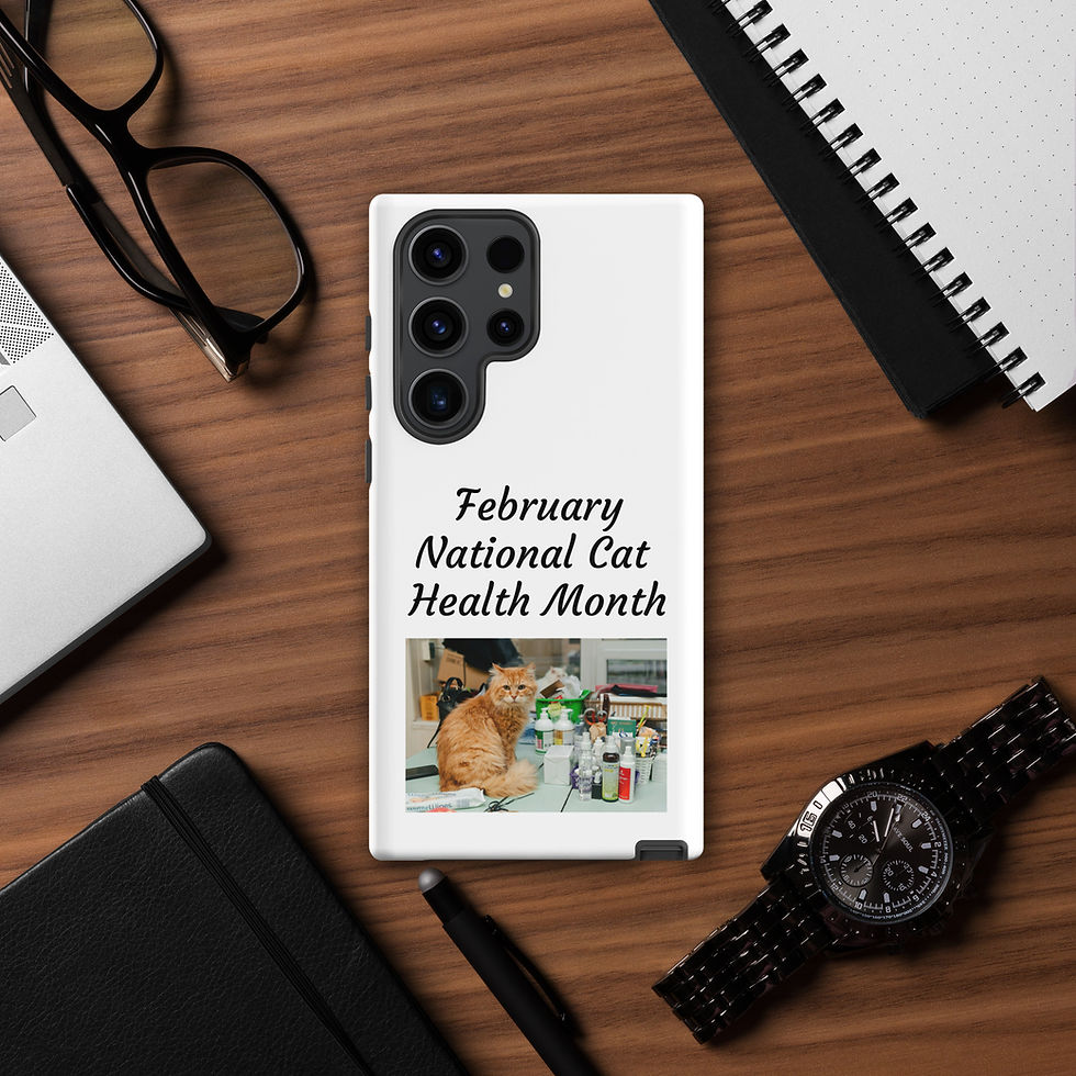 Thumbnail: Tough case for Samsung® February National Cat Health Month