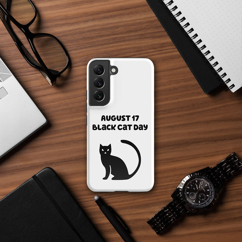 Thumbnail: Tough case for Samsung® August 17 Black Cat Day