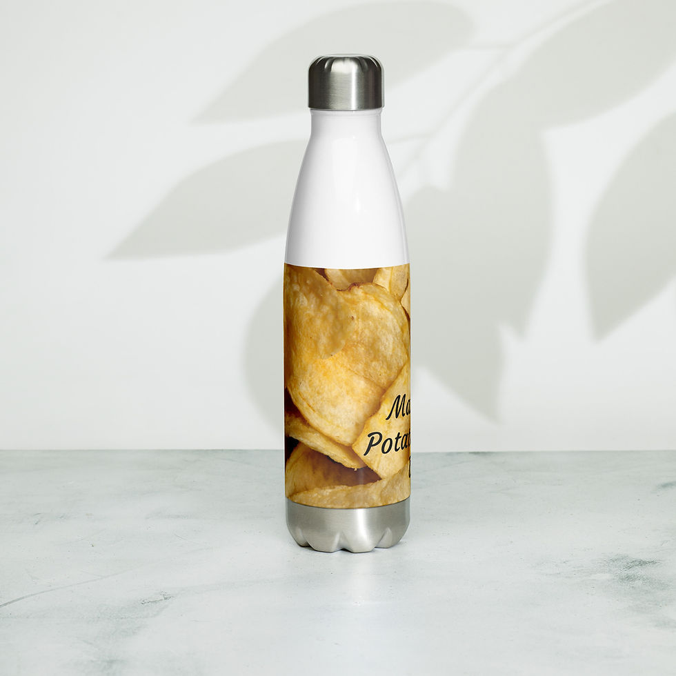 Thumbnail: Stainless steel water bottle March 14 Potato Chip Day