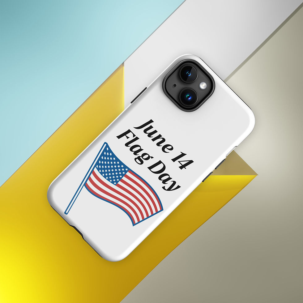 Thumbnail: Tough Case for iPhone® June 14 Flag Day