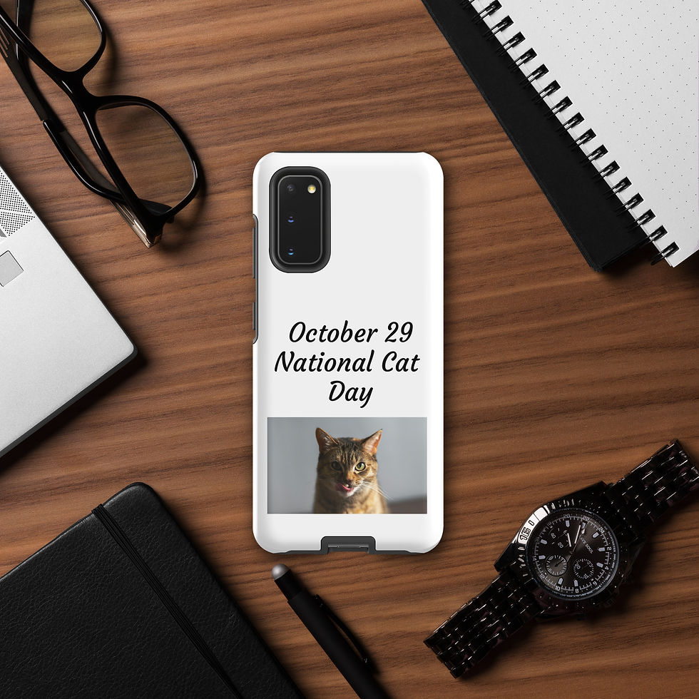 Thumbnail: Tough case for Samsung® October 29 National Cat Day