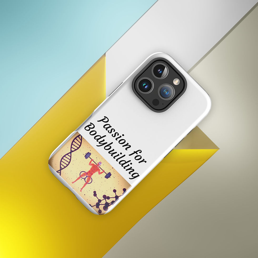 Thumbnail: Tough Case for iPhone® Passion for Bodybuilding