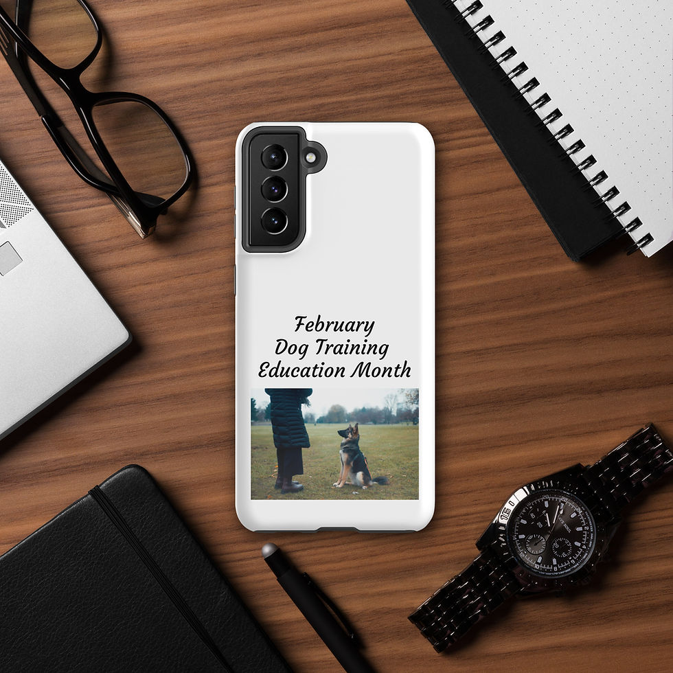 Thumbnail: Tough case for Samsung® February Dog Training Education Month