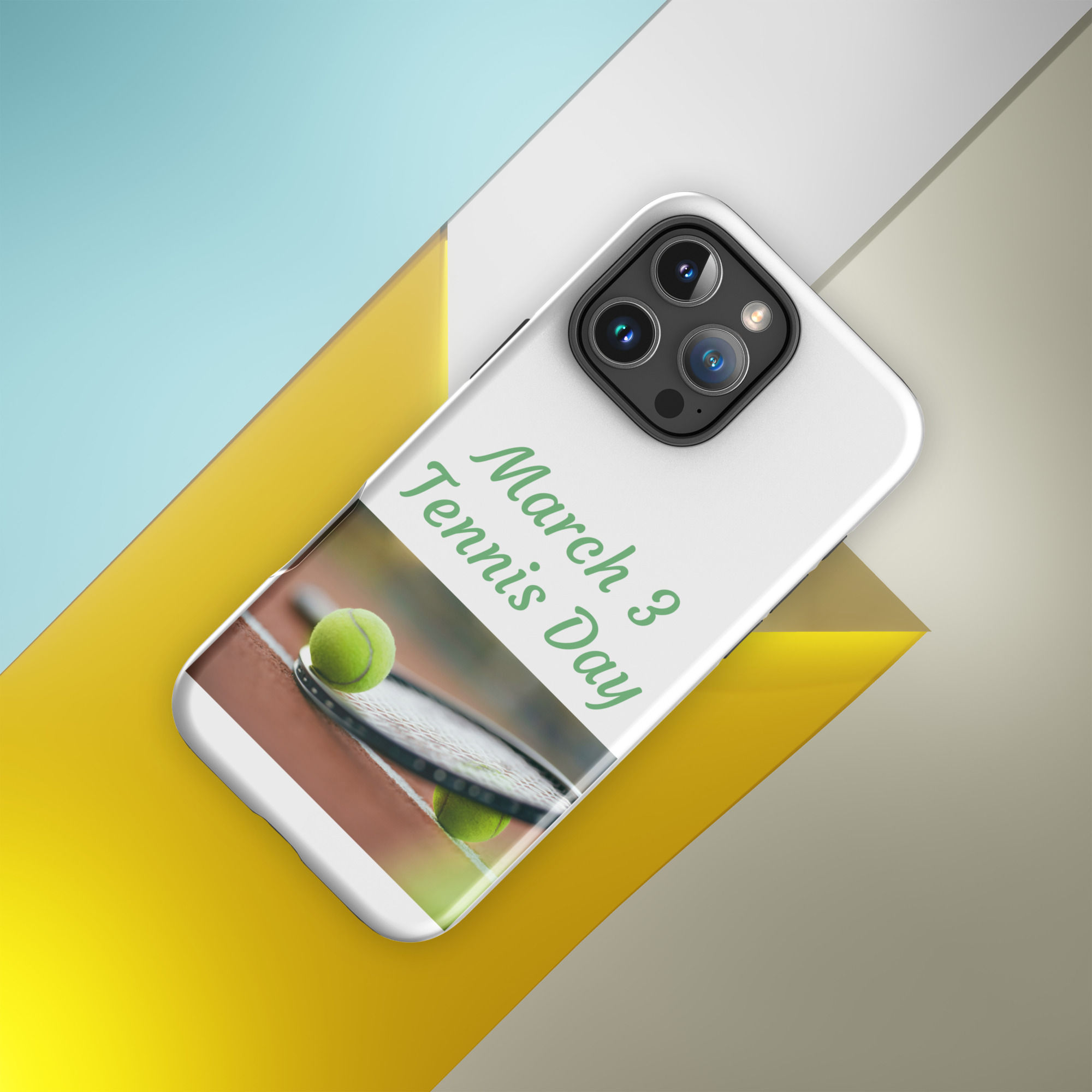 Tough Case for iPhone® March 3 Tennis Day