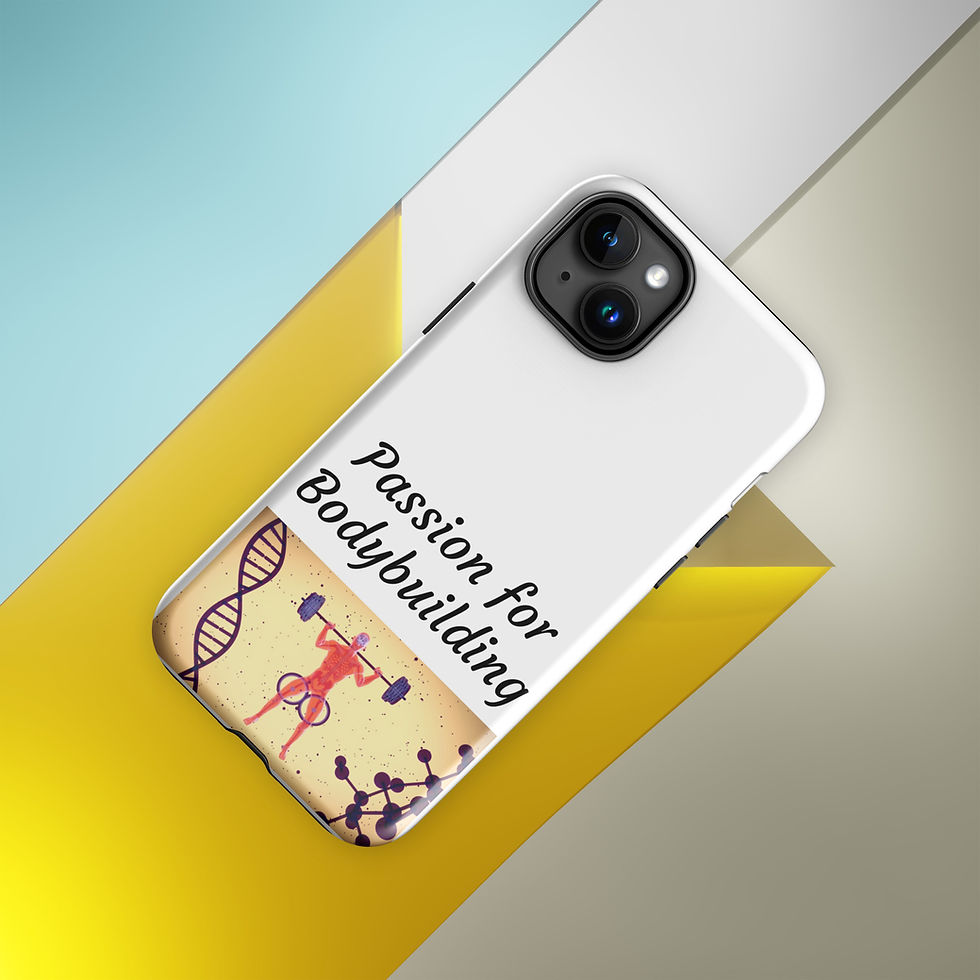 Thumbnail: Tough Case for iPhone® Passion for Bodybuilding