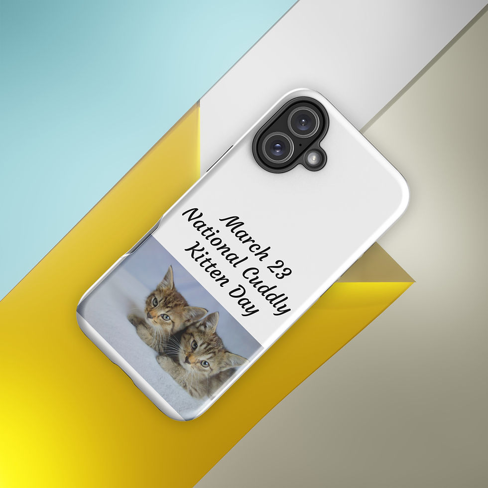 Thumbnail: Tough Case for iPhone® March 23 National Cuddly Kitten Day