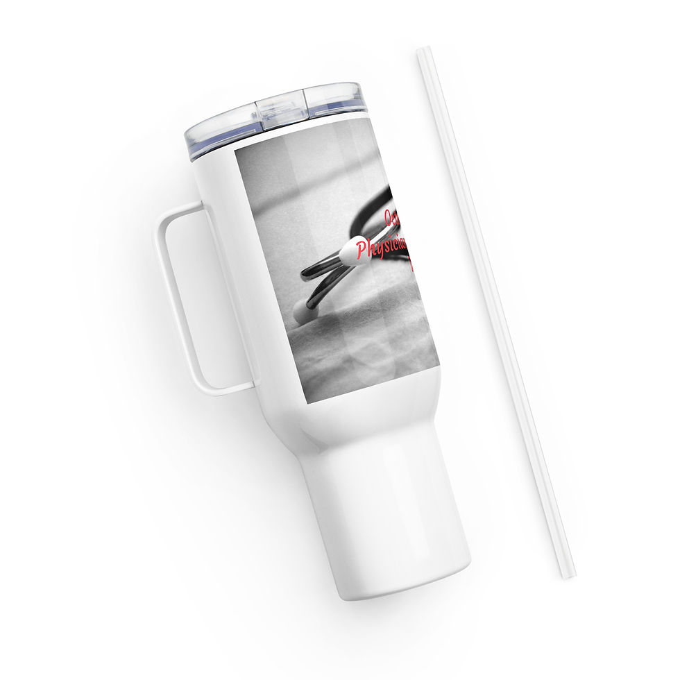 Thumbnail: Travel mug with a handle October 12 Physician's Assistant Day