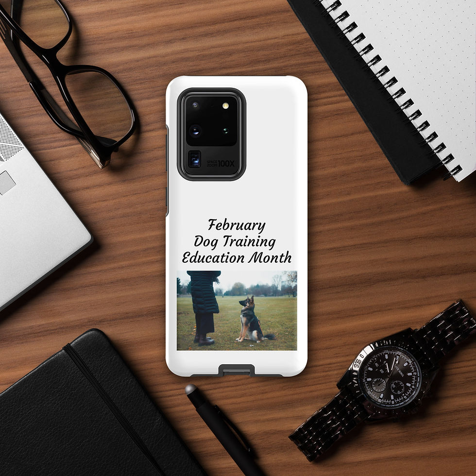 Thumbnail: Tough case for Samsung® February Dog Training Education Month