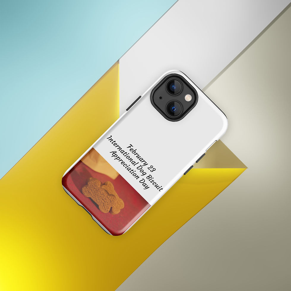 Thumbnail: Tough Case for iPhone® February 23 International Dog Biscuit Appreciation Day