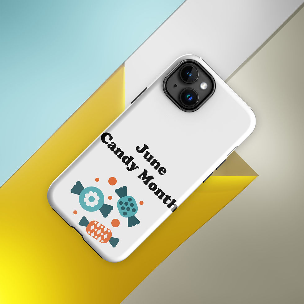 Thumbnail: Tough Case for iPhone® June Candy Month