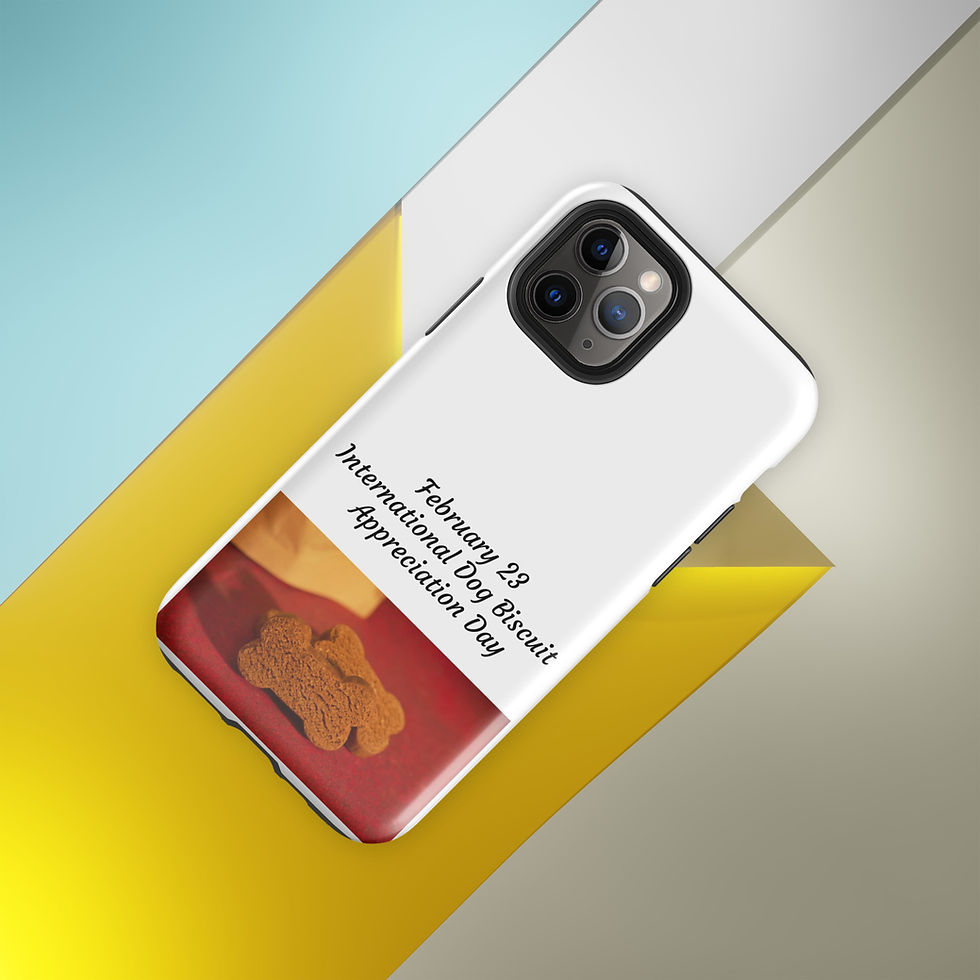 Thumbnail: Tough Case for iPhone® February 23 International Dog Biscuit Appreciation Day