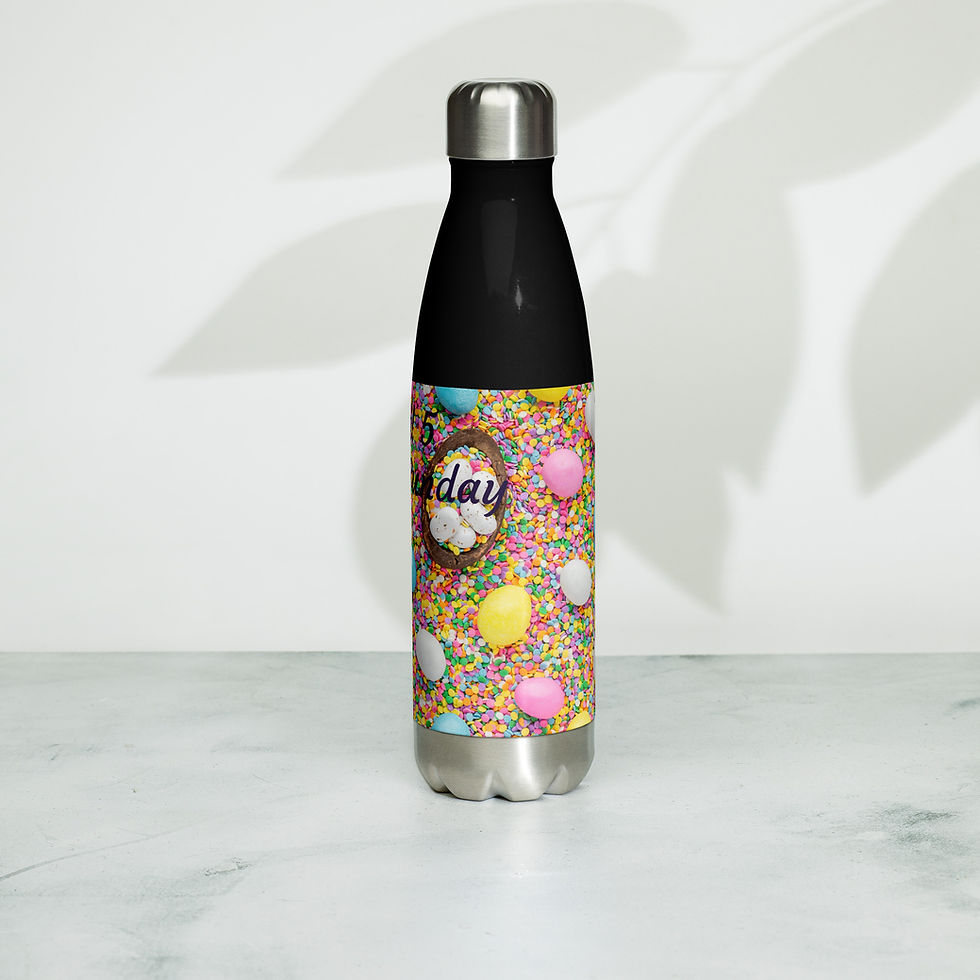 Thumbnail: Stainless steel water bottle April 5 Easter Sunday
