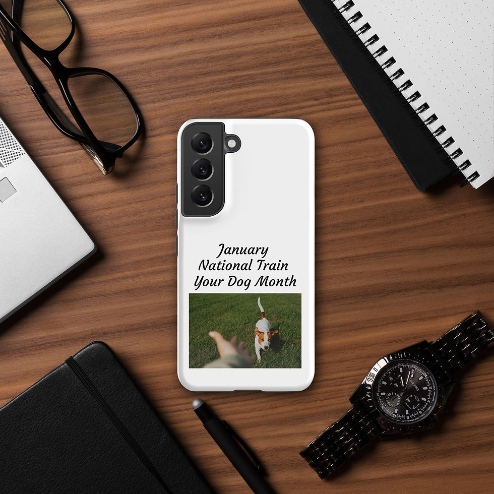 Thumbnail: Tough case for Samsung® January National Train Your Dog Month