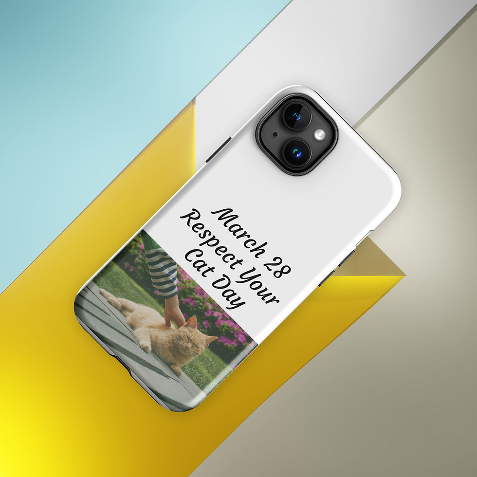 Thumbnail: Tough Case for iPhone® March 28 Respect Your Cat Day