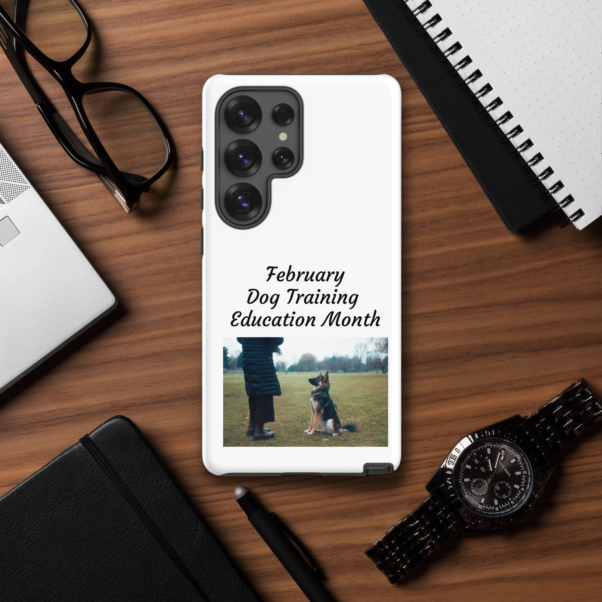 Tough case for Samsung® February Dog Training Education Month