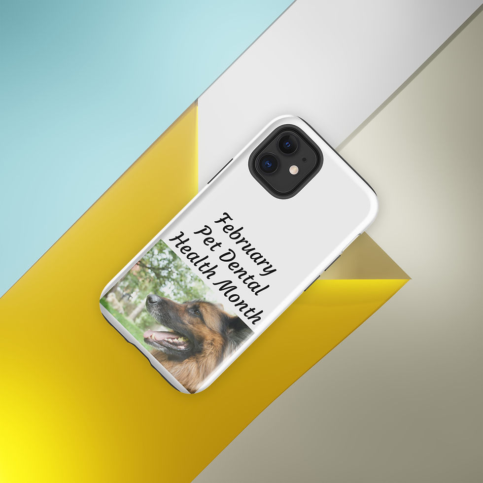 Thumbnail: Tough Case for iPhone® February Pet Dental Health Month
