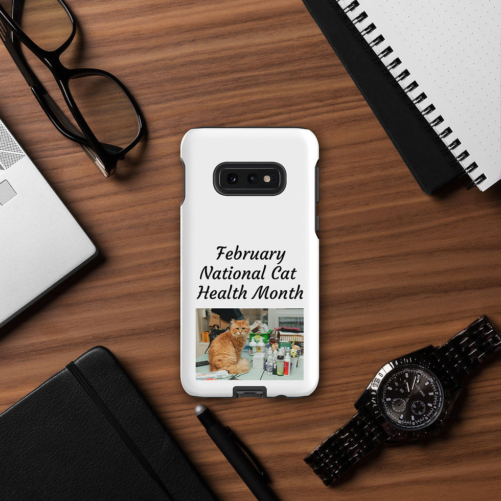 Thumbnail: Tough case for Samsung® February National Cat Health Month