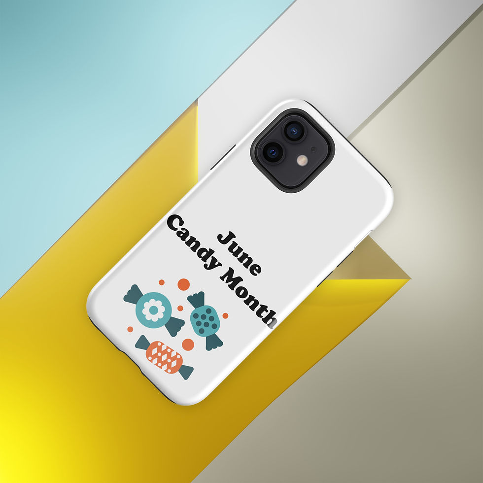 Thumbnail: Tough Case for iPhone® June Candy Month