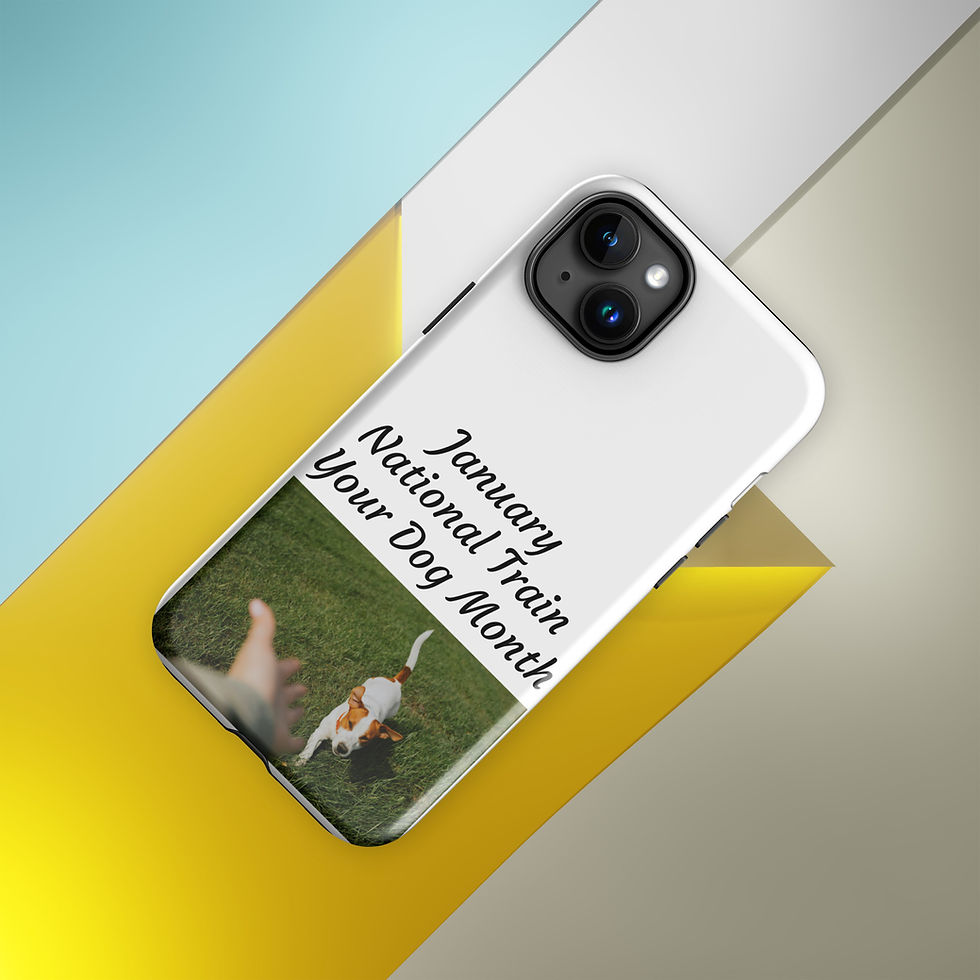 Thumbnail: Tough Case for iPhone® January National Train Your Dog Month