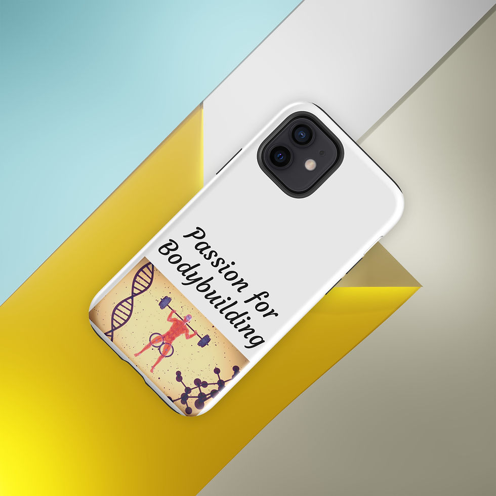 Thumbnail: Tough Case for iPhone® Passion for Bodybuilding