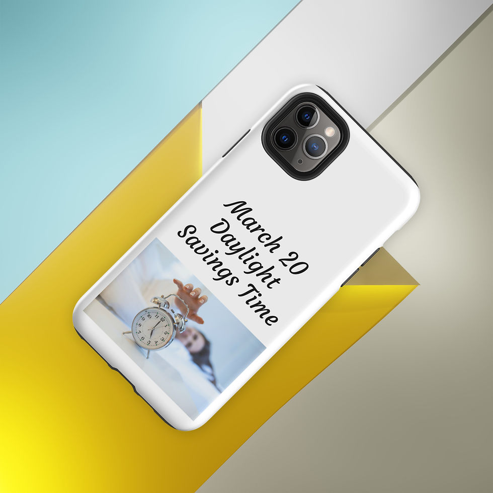 Thumbnail: Tough Case for iPhone® March 20 Daylight Savings Time