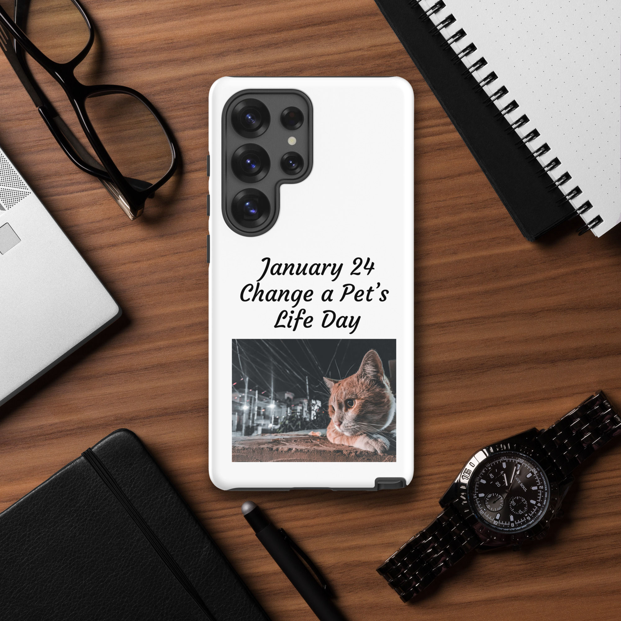 Tough case for Samsung® January 24 Change a Pet’s Life Day