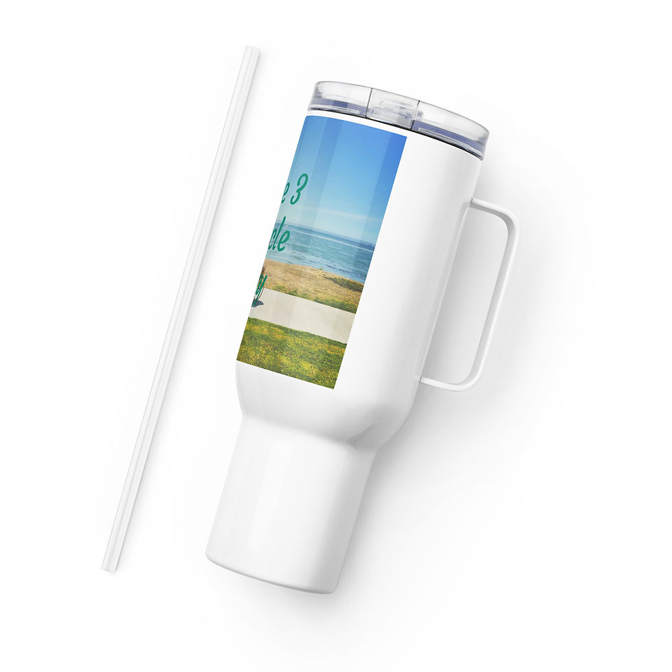 Thumbnail: Travel mug with a handle June 3 Bicycle Day