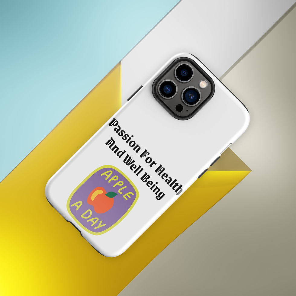 Thumbnail: Tough Case for iPhone® Passion for Health and Well Being