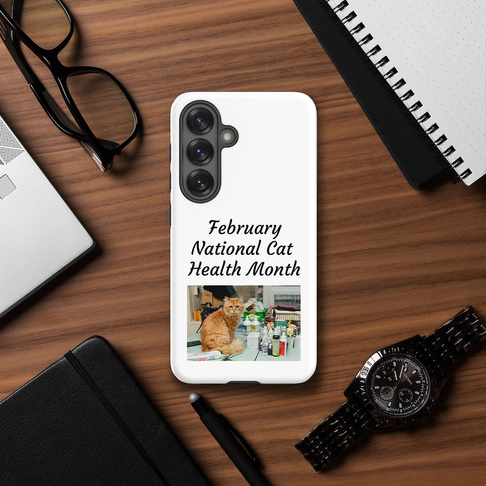 Thumbnail: Tough case for Samsung® February National Cat Health Month