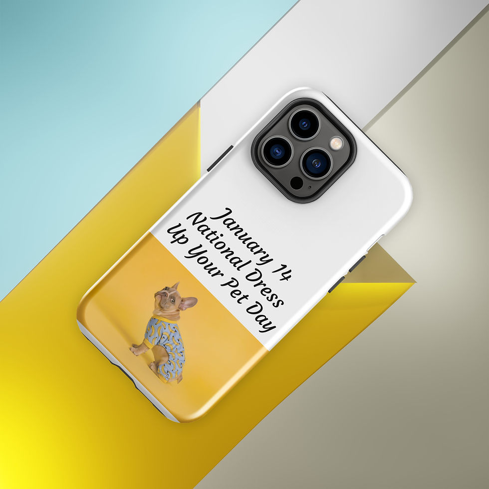 Thumbnail: Tough Case for iPhone® January 14 National Dress Up Your Pet Day