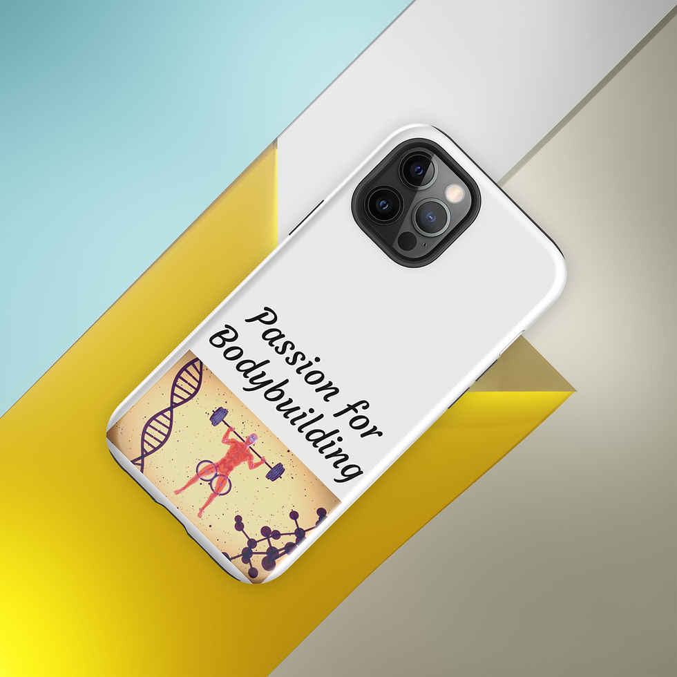 Thumbnail: Tough Case for iPhone® Passion for Bodybuilding
