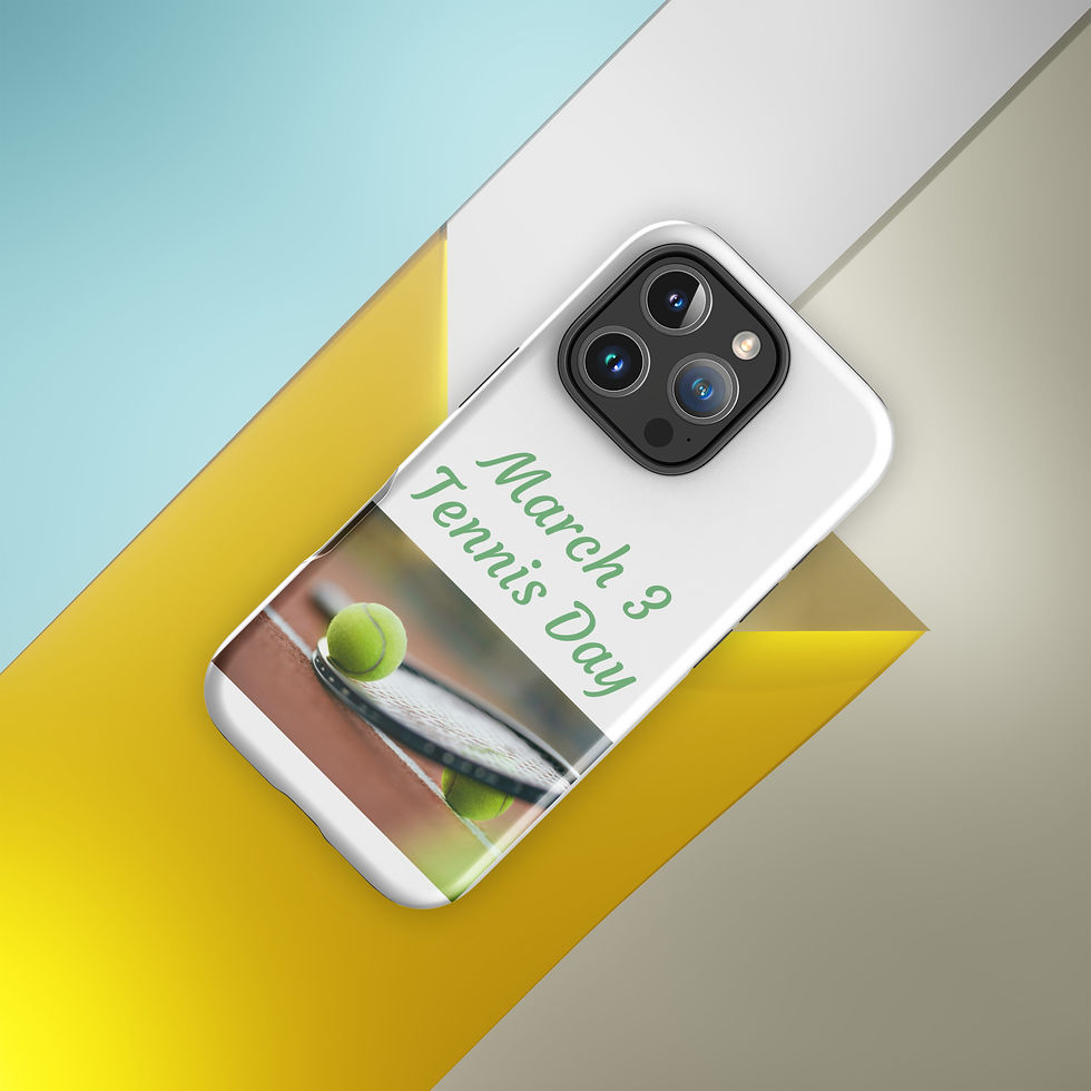 Thumbnail: Tough Case for iPhone® March 3 Tennis Day