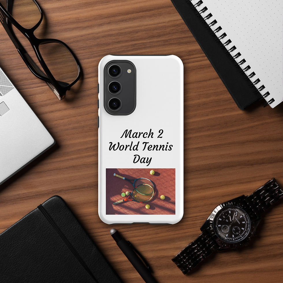 Thumbnail: Tough case for Samsung® March 2 World Tennis Day