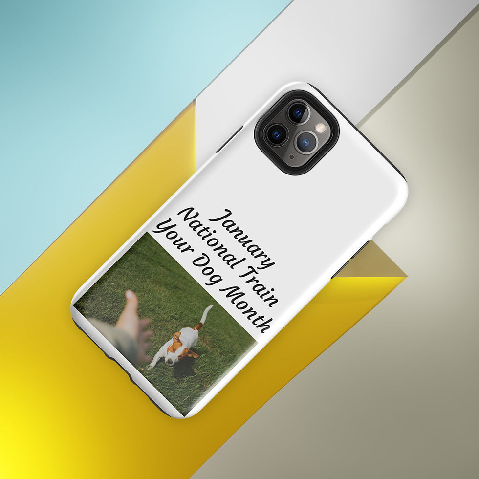 Thumbnail: Tough Case for iPhone® January National Train Your Dog Month