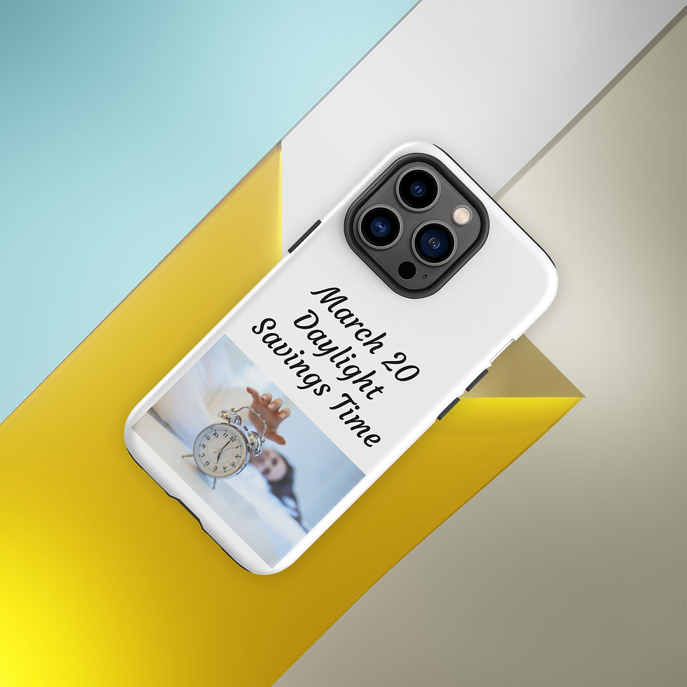 Thumbnail: Tough Case for iPhone® March 20 Daylight Savings Time