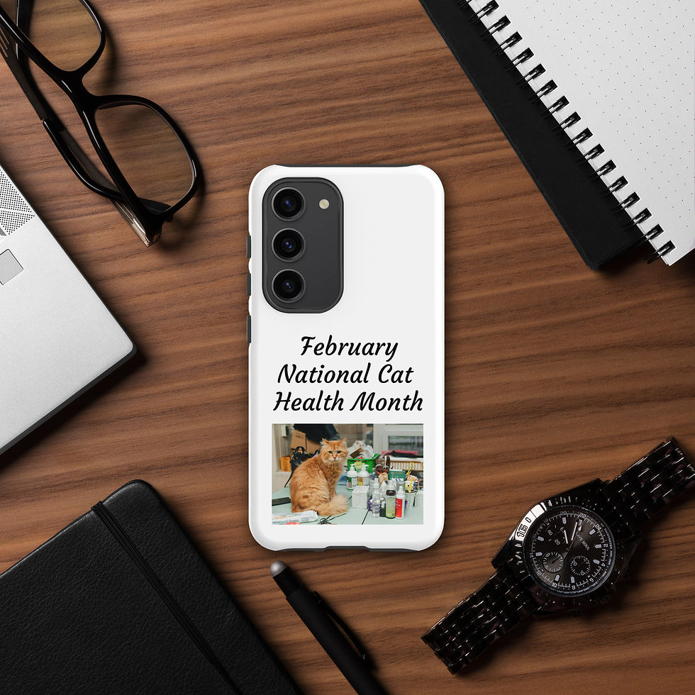 Thumbnail: Tough case for Samsung® February National Cat Health Month
