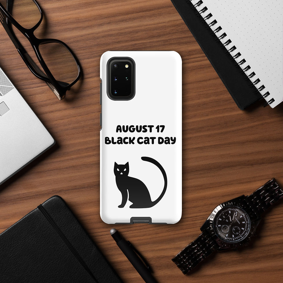 Thumbnail: Tough case for Samsung® August 17 Black Cat Day