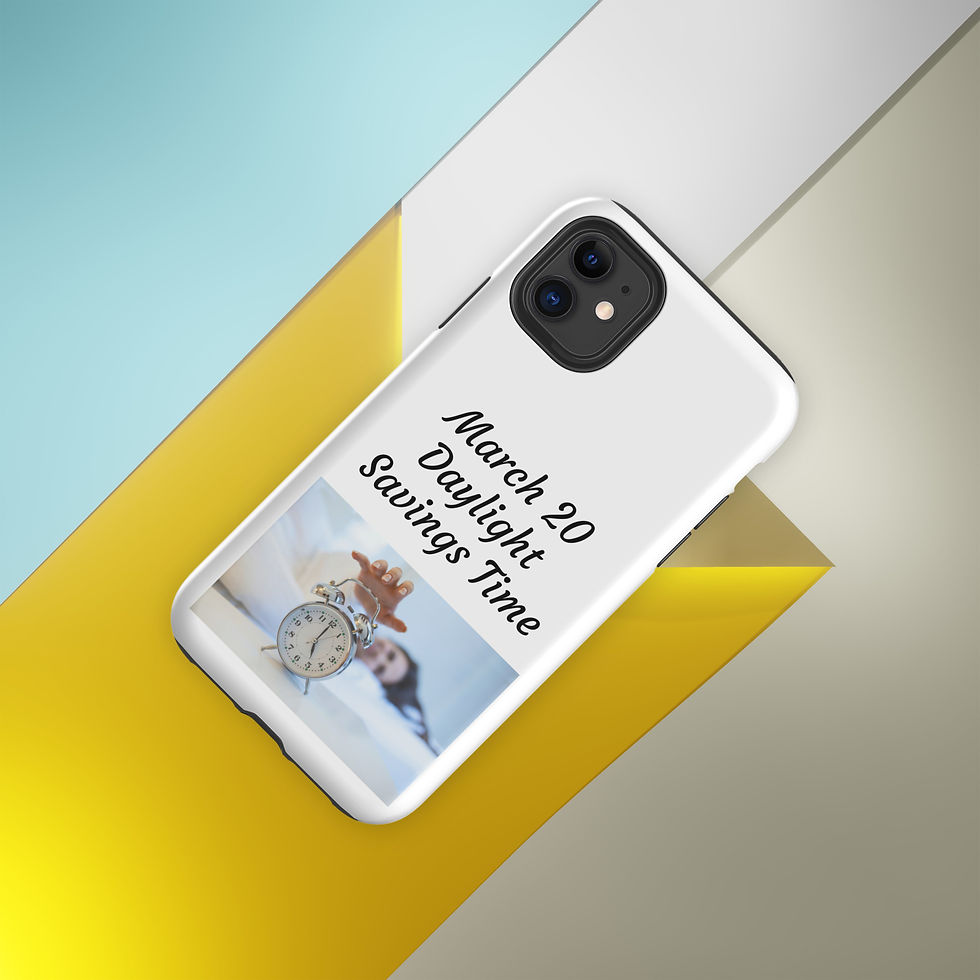 Thumbnail: Tough Case for iPhone® March 20 Daylight Savings Time