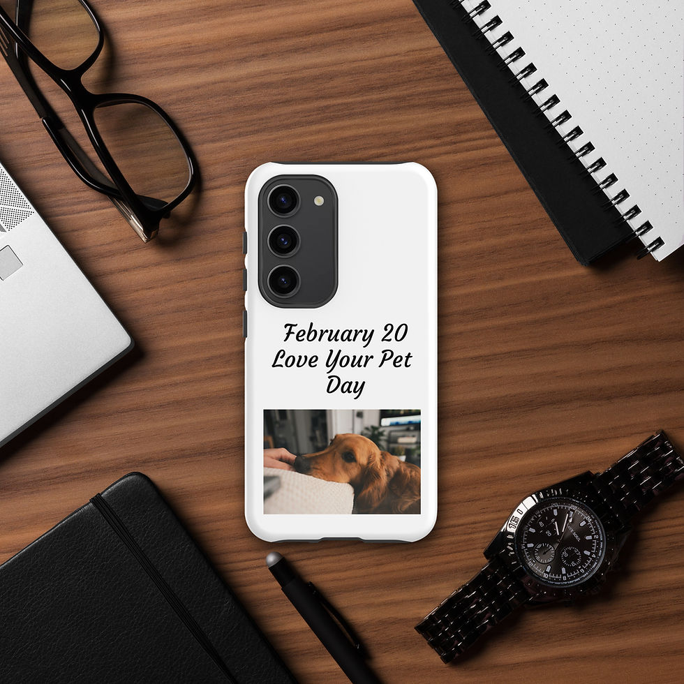 Thumbnail: Tough case for Samsung® February 20 Love Your Pet Day