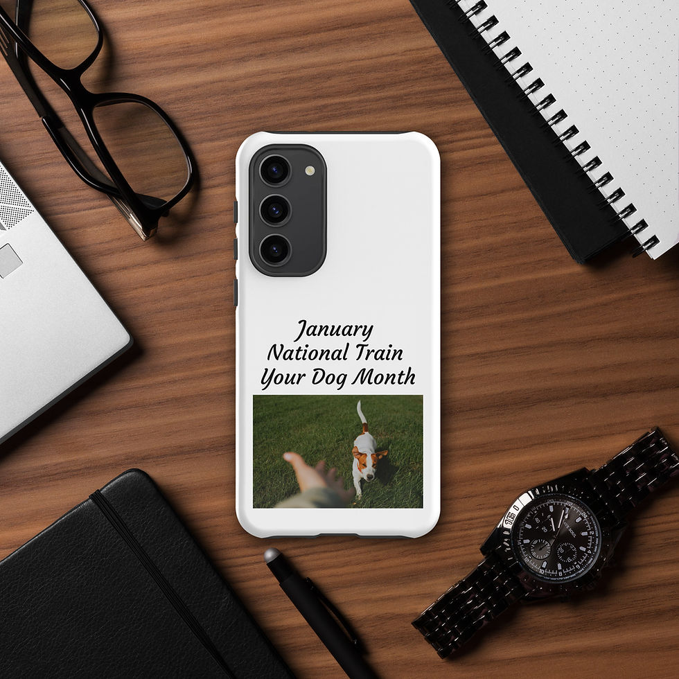 Thumbnail: Tough case for Samsung® January National Train Your Dog Month