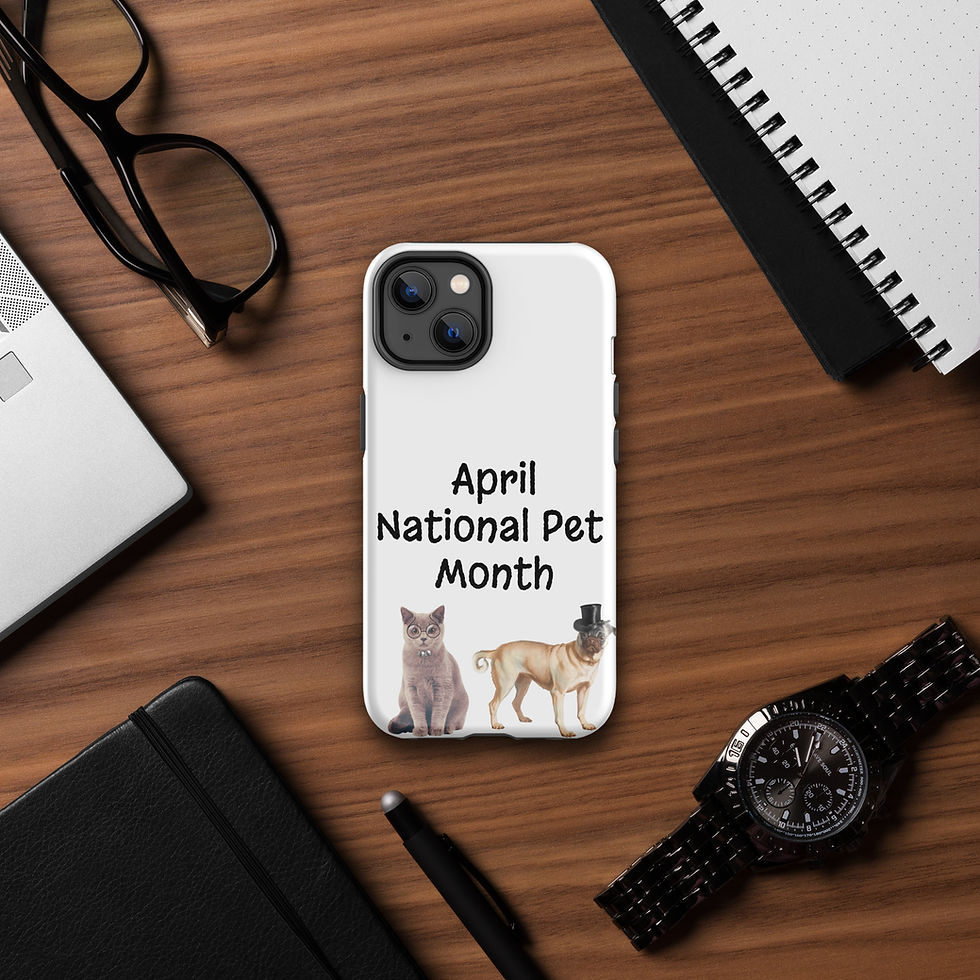 Thumbnail: Tough Case for iPhone® April National Pet Month