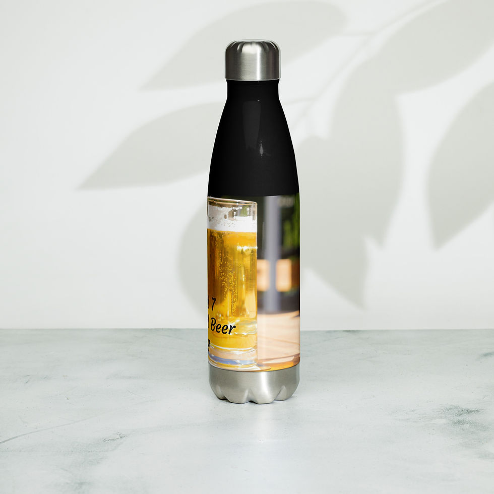Thumbnail: Stainless steel water bottle April 7 National Beer Day