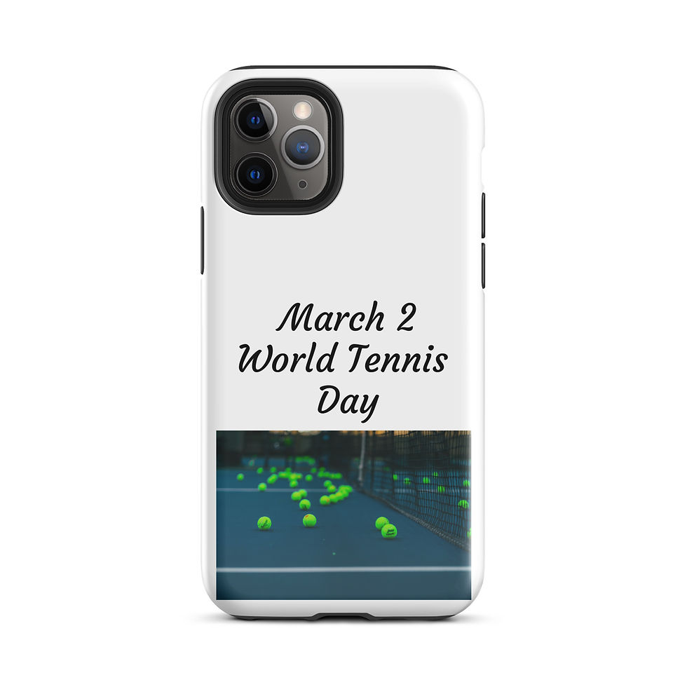 Thumbnail: Tough Case for iPhone® March 2 World Tennis Day