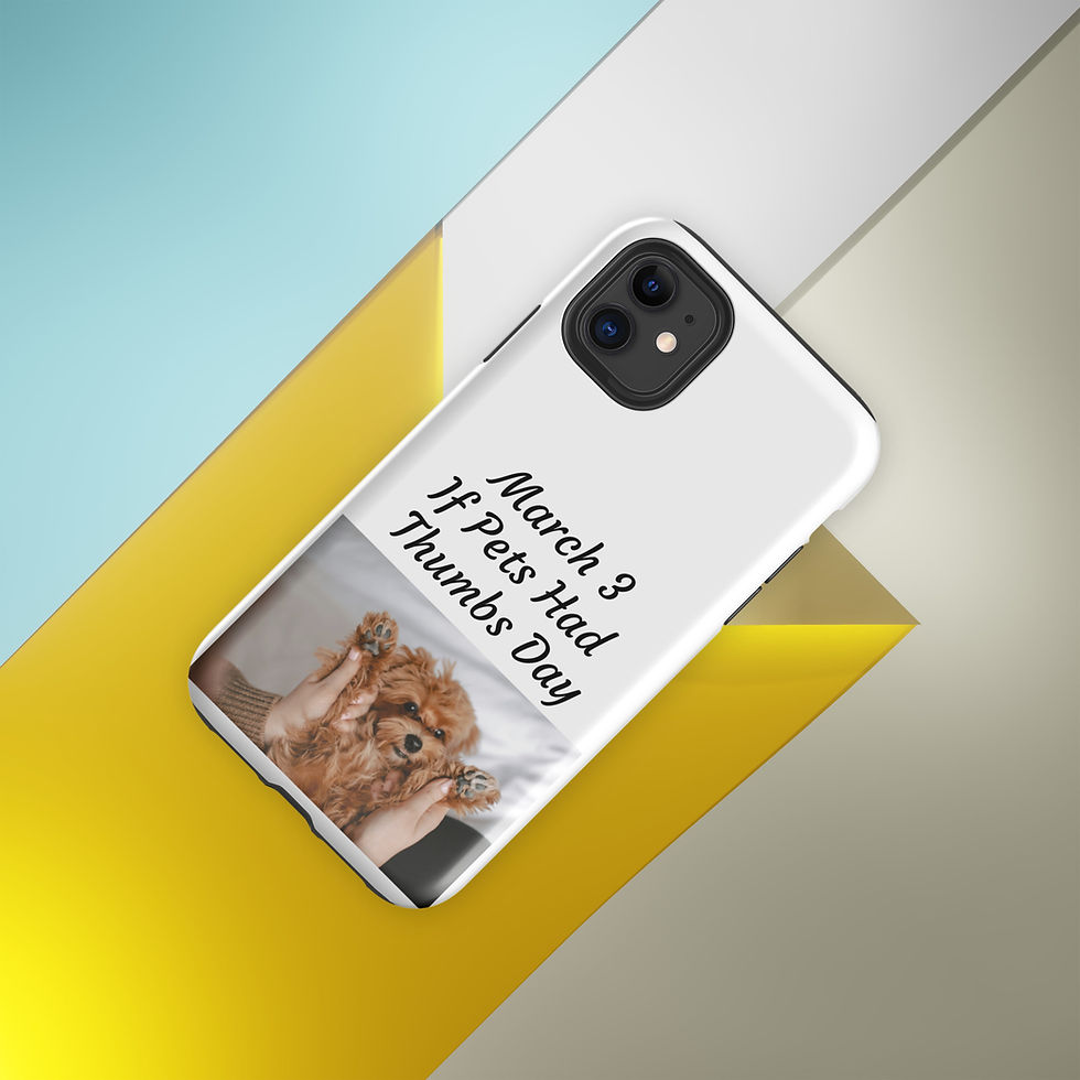 Thumbnail: Tough Case for iPhone® March 3 If Pets Had Thumbs Day