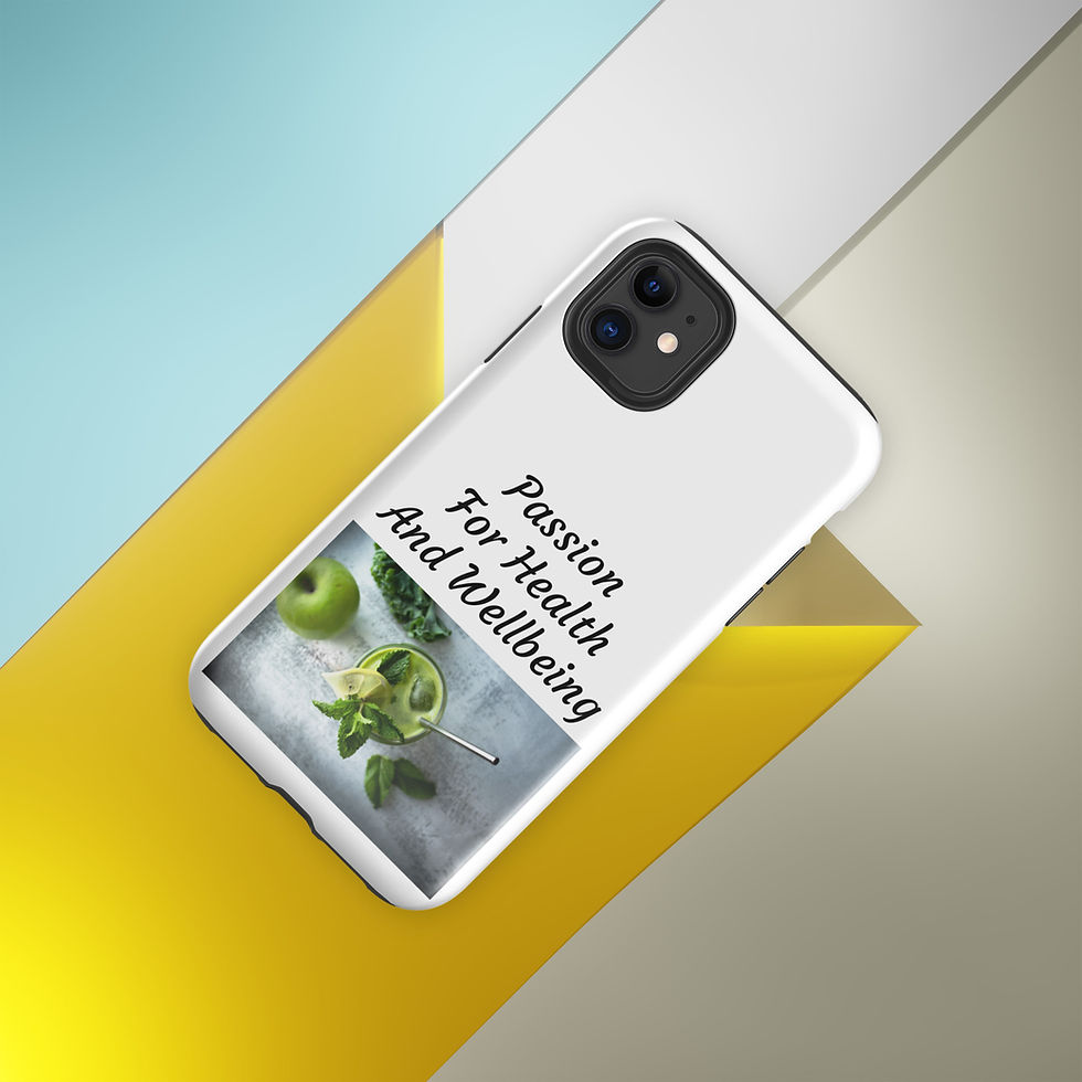 Thumbnail: Tough Case for iPhone® Passion for Health and Wellbeing