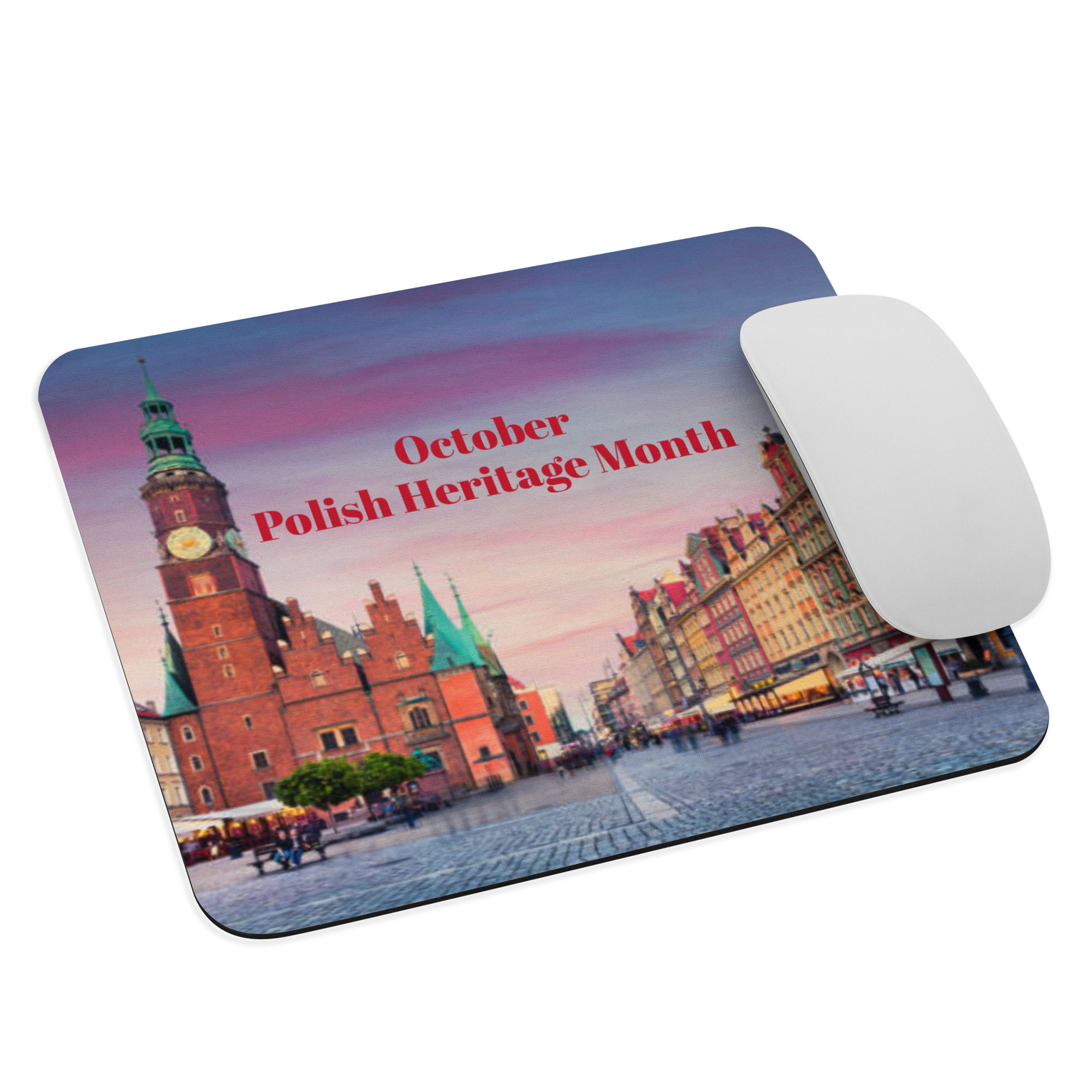 Mouse pad october Polish heritage month